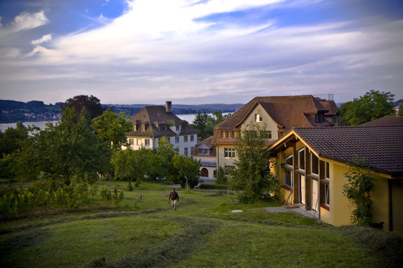 Blick über den See bei Schloss Glarisegg